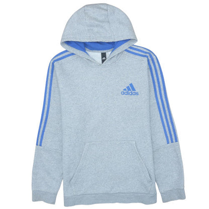 Mens UK Size 2XL adidas Grey Pullover Hoodie