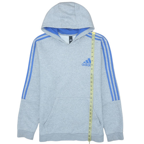 Mens UK Size 2XL adidas Grey Pullover Hoodie