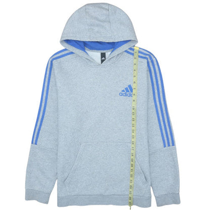 Mens UK Size 2XL adidas Grey Pullover Hoodie