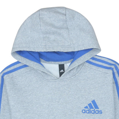 Mens UK Size 2XL adidas Grey Pullover Hoodie