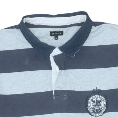Mens UK Size 2XL Jaeger Blue Pullover Sweatshirt