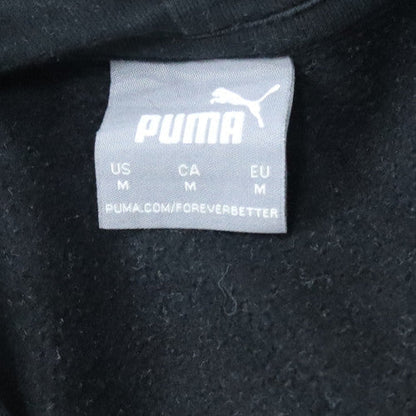 Mens UK Size M PUMA Black Pullover Hoodie