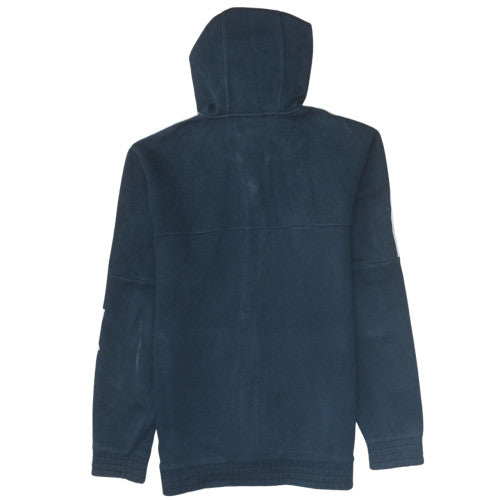 Mens UK Size S adidas Blue Full Zip Hoodie