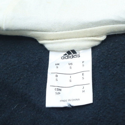 Mens UK Size S adidas Blue Full Zip Hoodie