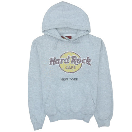 Womens UK Size S Hard Rock Cafe Grey Pullover Hoodie