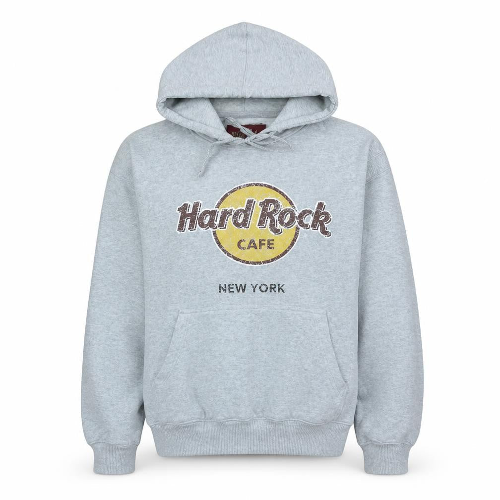 Womens UK Size S Hard Rock Cafe Grey Pullover Hoodie