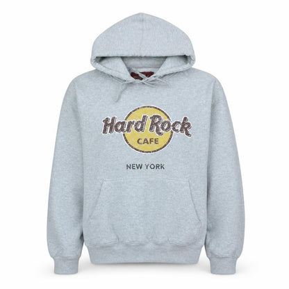 Womens UK Size S Hard Rock Cafe Grey Pullover Hoodie