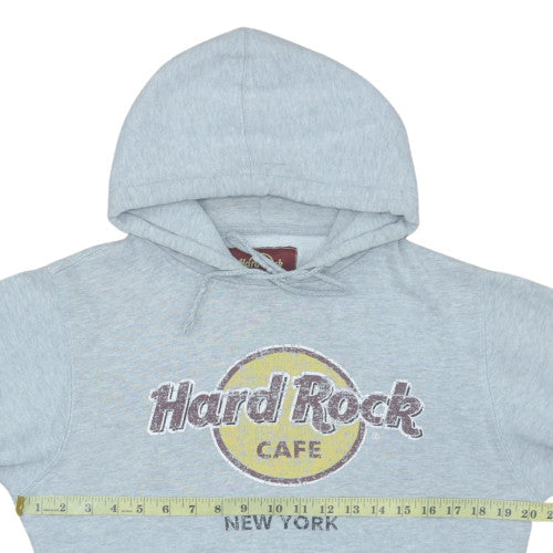 Womens UK Size S Hard Rock Cafe Grey Pullover Hoodie