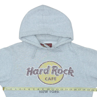 Womens UK Size S Hard Rock Cafe Grey Pullover Hoodie