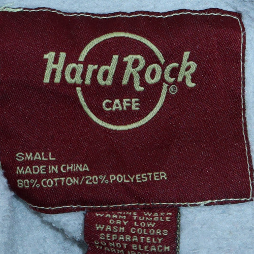 Womens UK Size S Hard Rock Cafe Grey Pullover Hoodie