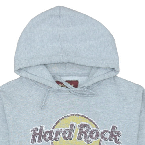 Womens UK Size S Hard Rock Cafe Grey Pullover Hoodie