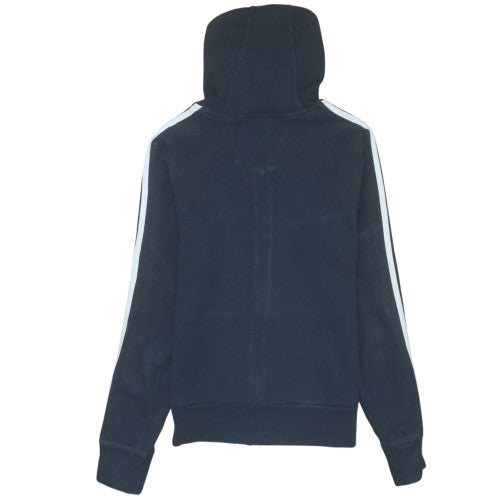 Womens UK Size 10 adidas Black Full Zip Hoodie