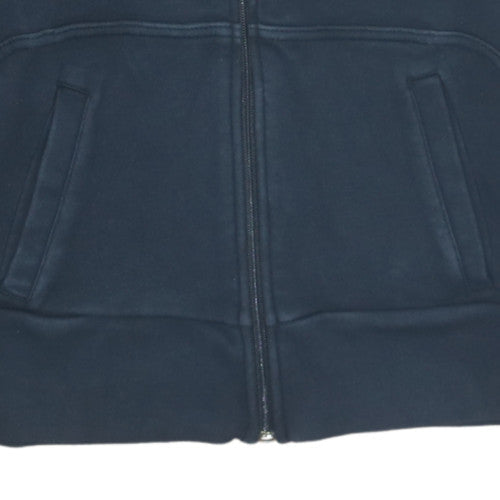Womens UK Size 10 adidas Black Full Zip Hoodie