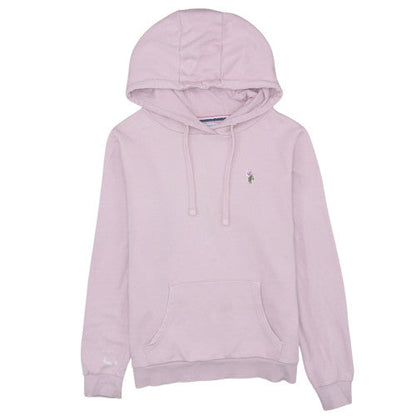 Womens UK Size M U.S. Polo Assn. Pink Pullover Hoodie