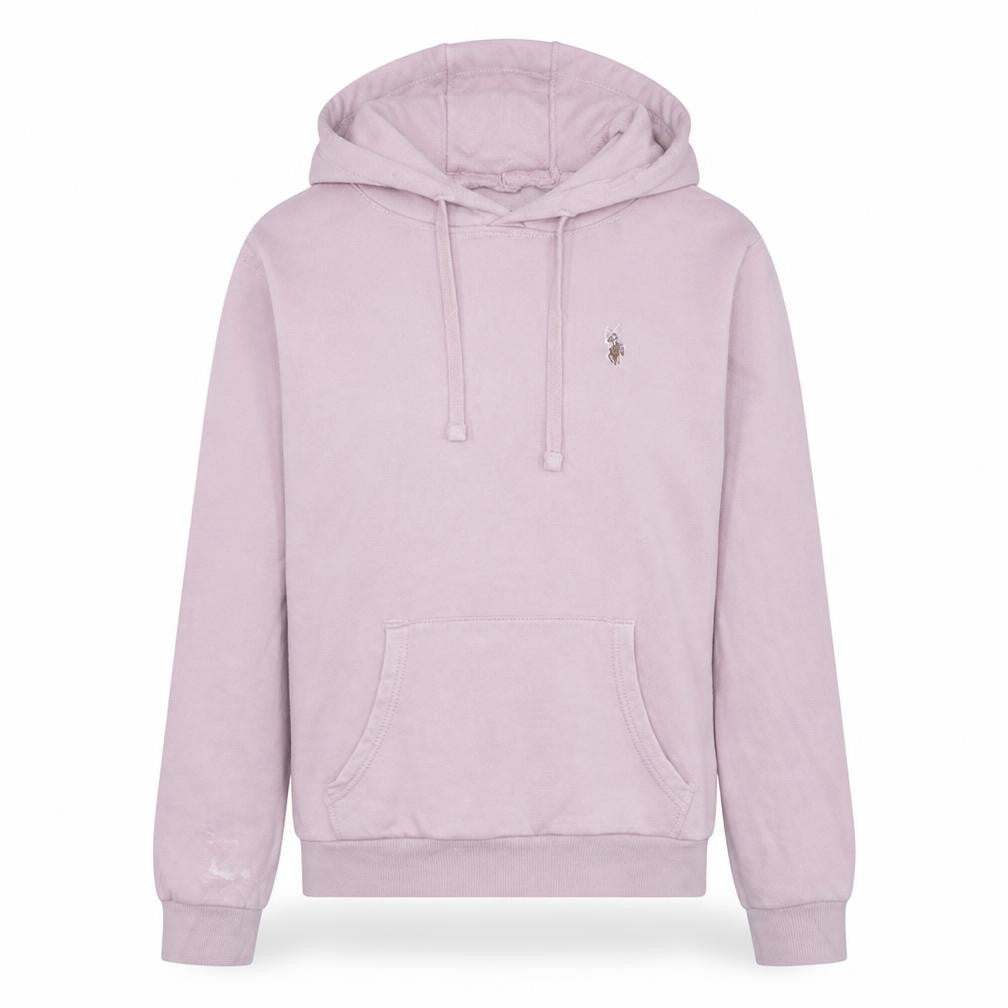Womens UK Size M U.S. Polo Assn. Pink Pullover Hoodie