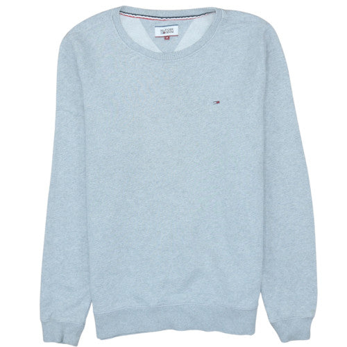 Mens UK Size M Tommy Hilfiger Grey Pullover Sweatshirt