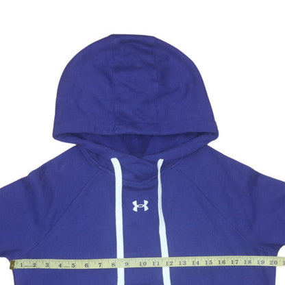 Mens UK Size S Under armour Blue Pullover Hoodie