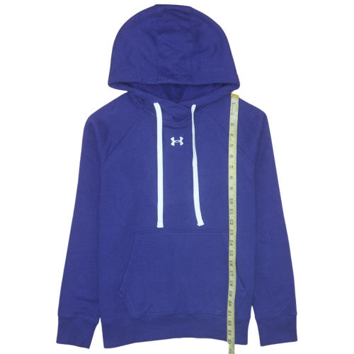 Mens UK Size S Under armour Blue Pullover Hoodie