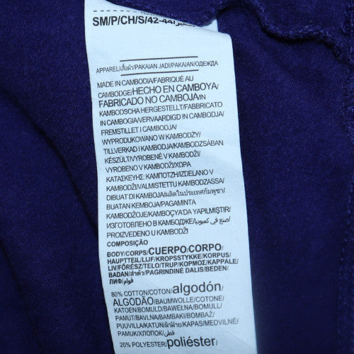 Mens UK Size S Under armour Blue Pullover Hoodie