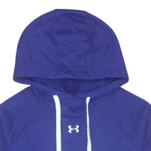 Mens UK Size S Under armour Blue Pullover Hoodie