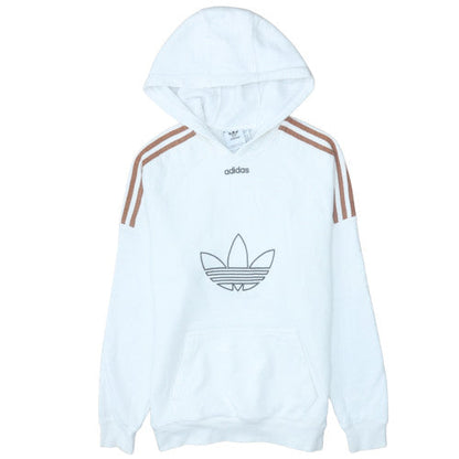 Mens UK Size XS adidas White Pullover Hoodie