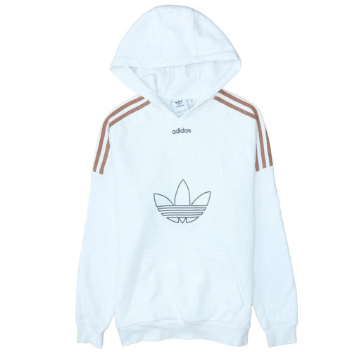 Mens UK Size XS adidas White Pullover Hoodie