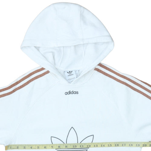 Mens UK Size XS adidas White Pullover Hoodie
