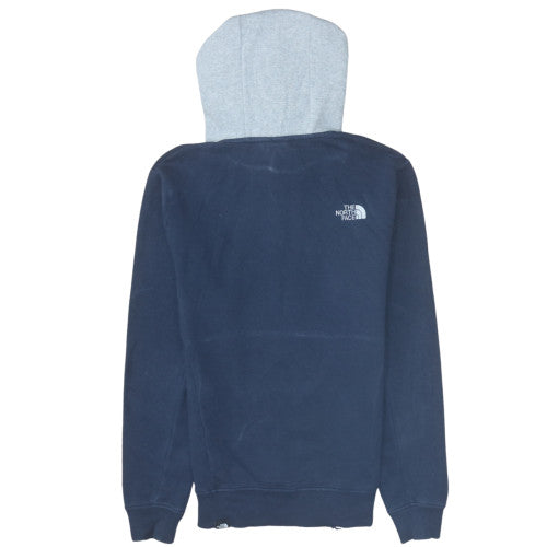 Mens UK Size S The North Face Blue Pullover Hoodie