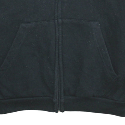 Womens UK Size M Grimm Designs Black Full Zip Hoodie