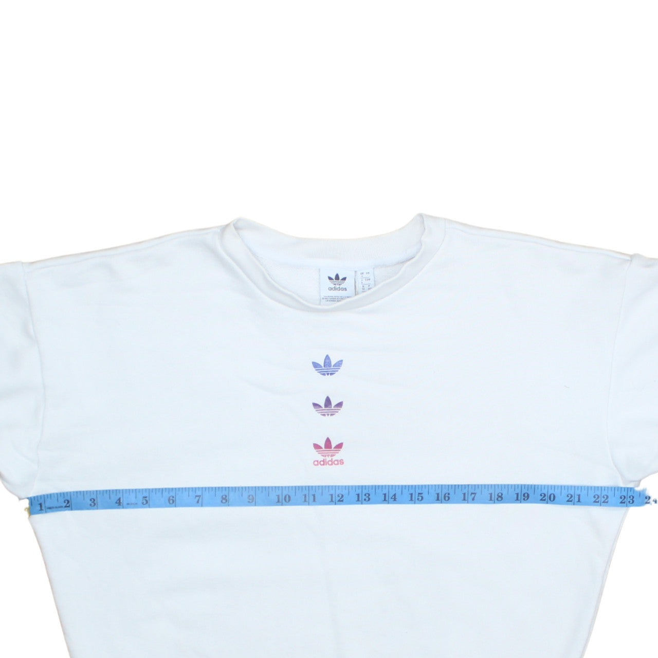 Womens UK Size 4 adidas White Pullover Sweatshirt