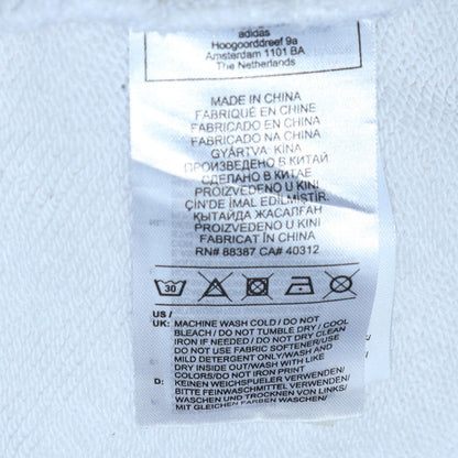 Womens UK Size 4 adidas White Pullover Sweatshirt