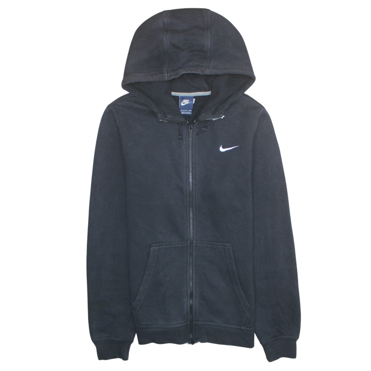 Mens UK Size S Nike Black Full Zip Hoodie
