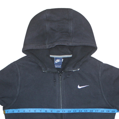 Mens UK Size S Nike Black Full Zip Hoodie
