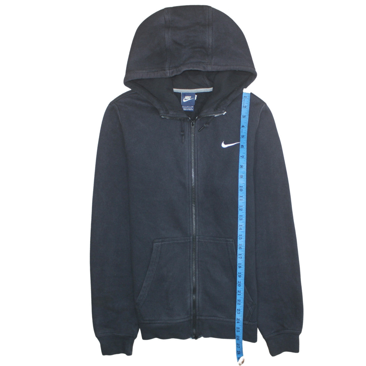 Mens UK Size S Nike Black Full Zip Hoodie