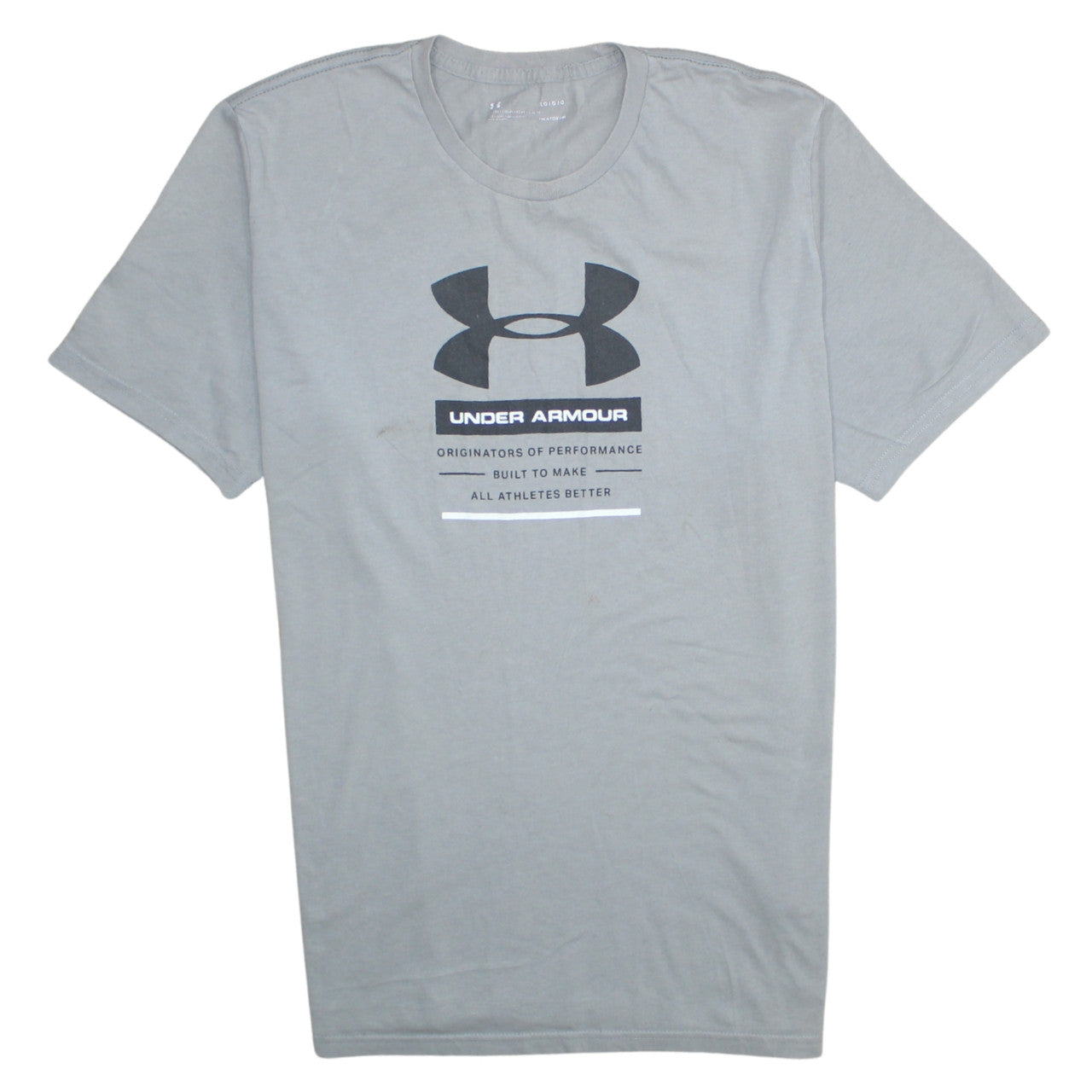 Mens UK Size L Under armour Grey  T-Shirt