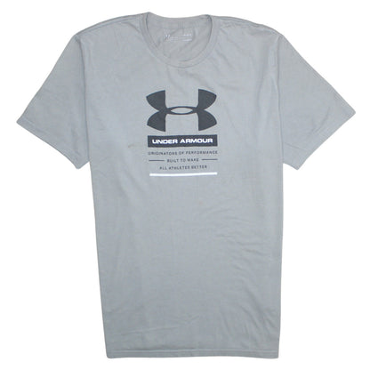 Mens UK Size L Under armour Grey  T-Shirt
