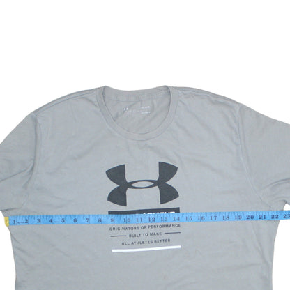 Mens UK Size L Under armour Grey  T-Shirt
