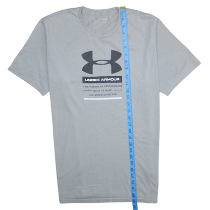 Mens UK Size L Under armour Grey  T-Shirt