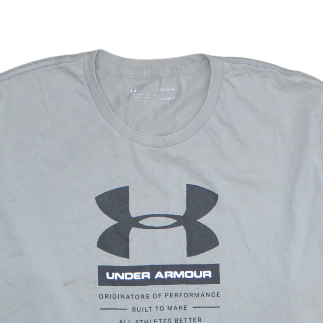 Mens UK Size L Under armour Grey  T-Shirt