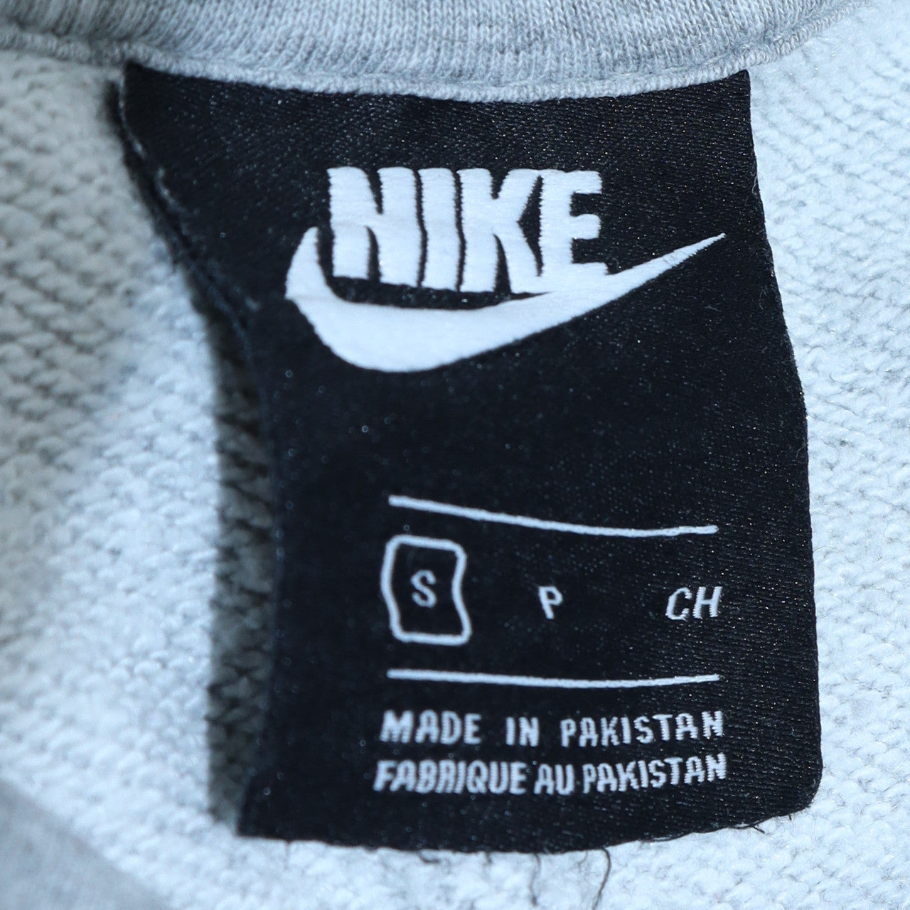 Mens UK Size S Nike Grey Pullover Hoodie