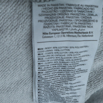 Mens UK Size S Nike Grey Pullover Hoodie