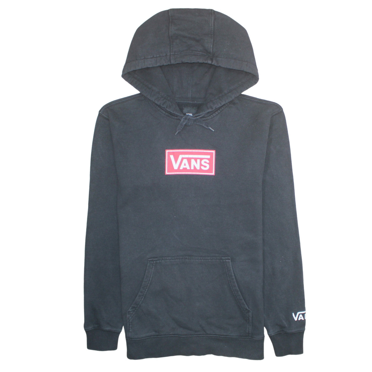 Mens UK Size S VANS Black Pullover Hoodie