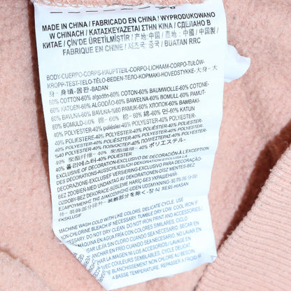 Womens UK Size XS VANS Pink Full Zip Hoodie