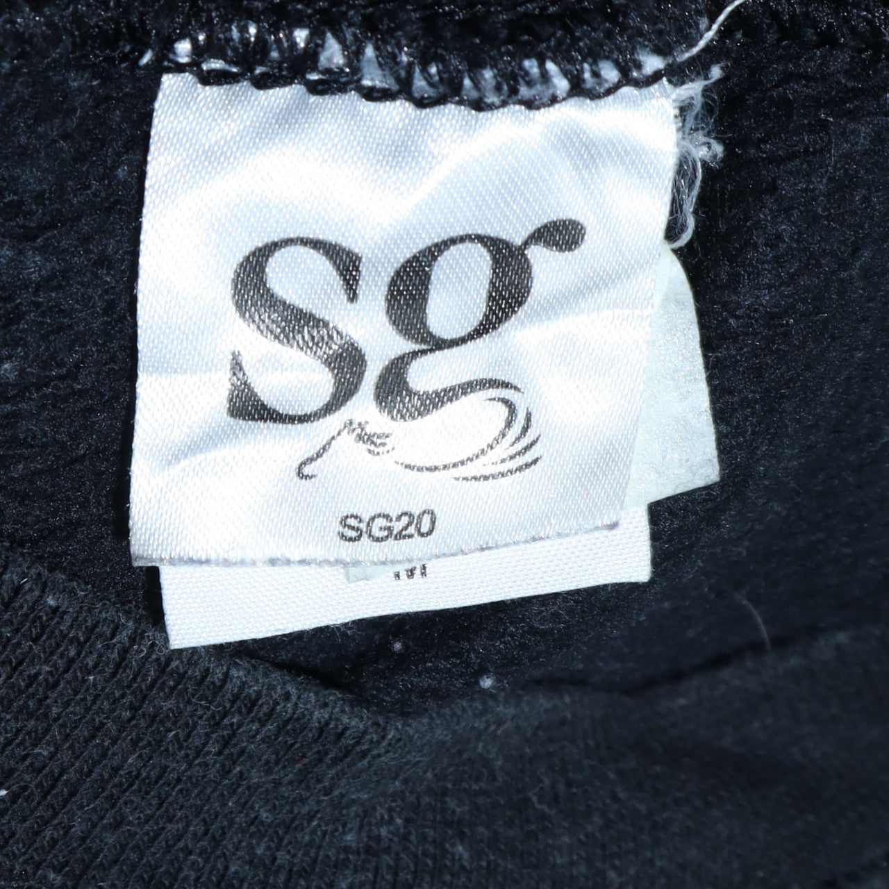 Unisex Adults UK Size L SG Black Pullover Sweatshirt