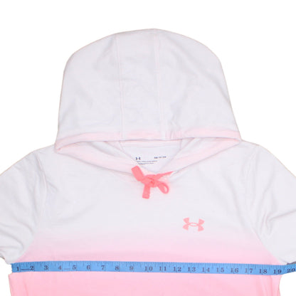 Womens UK Size S Under armour Pink Pullover Hoodie