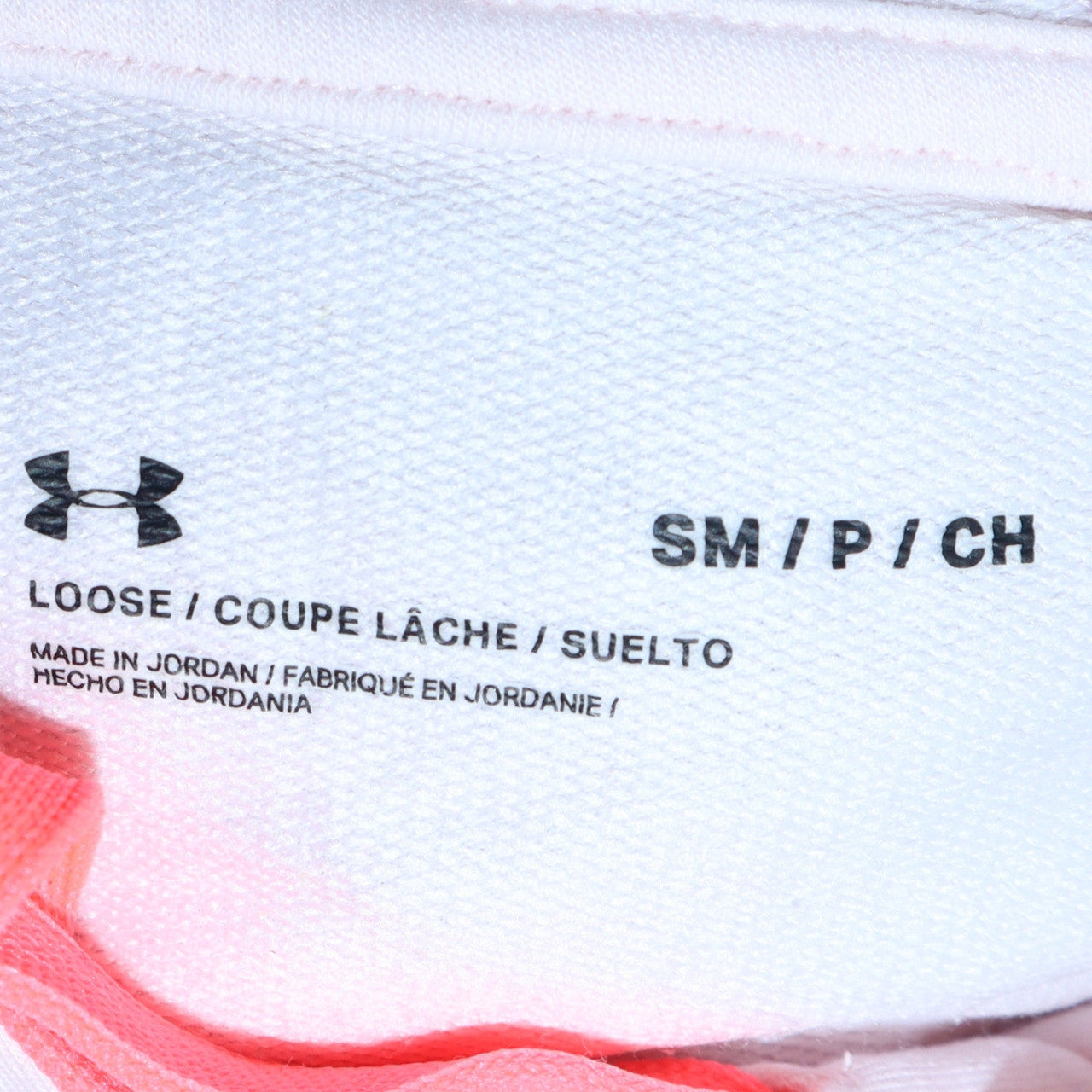 Womens UK Size S Under armour Pink Pullover Hoodie