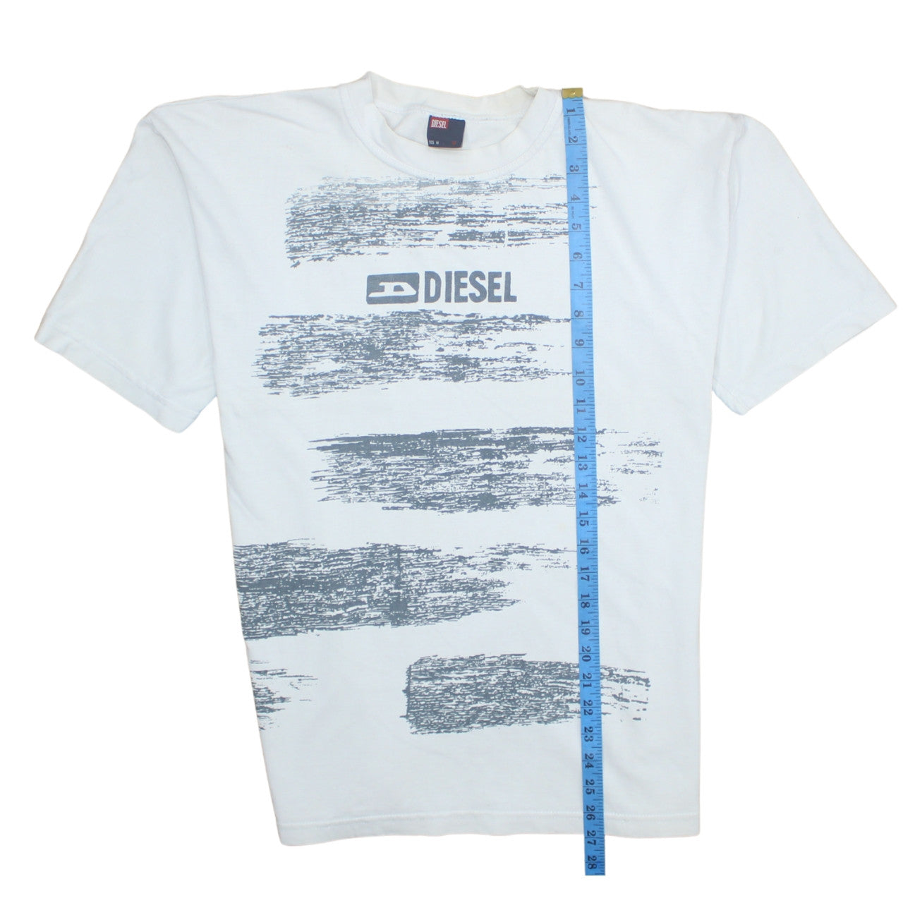 Mens UK Size M Diesel White  T-Shirt