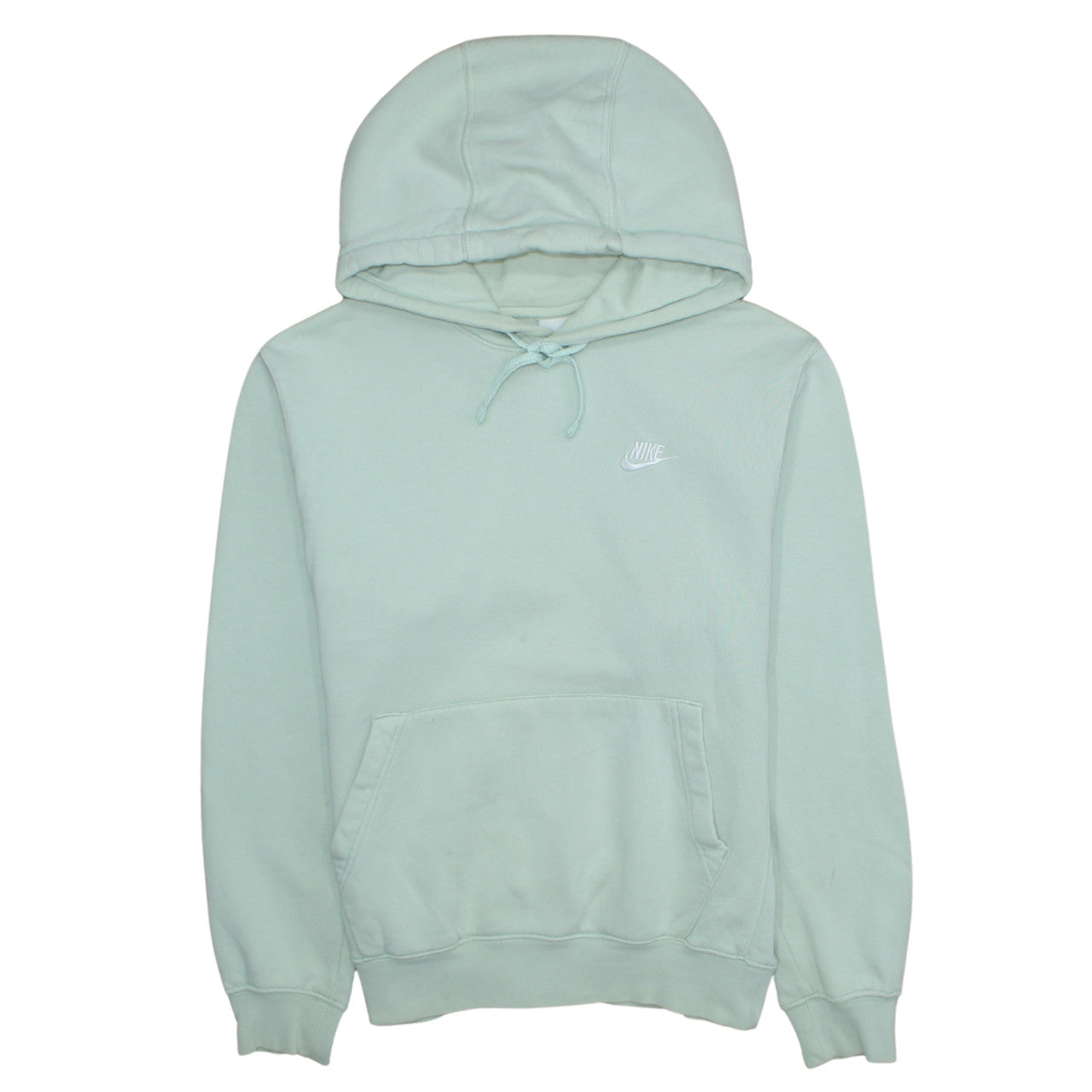 Womens UK Size S Nike Green Pullover Hoodie