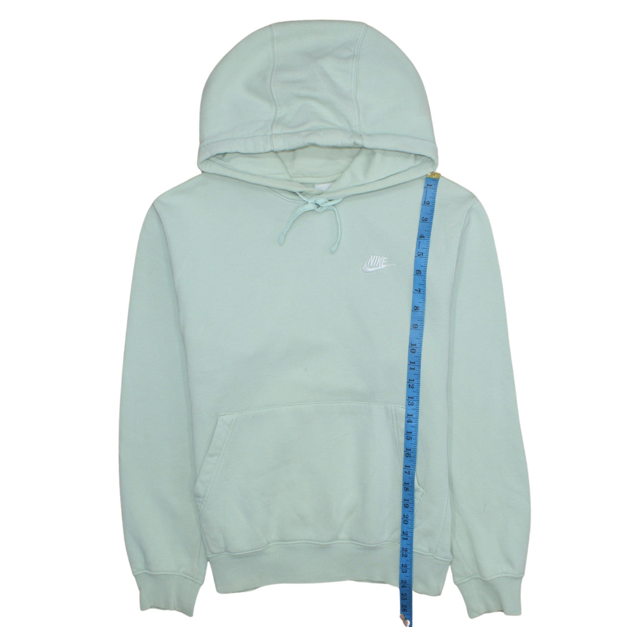 Womens UK Size S Nike Green Pullover Hoodie