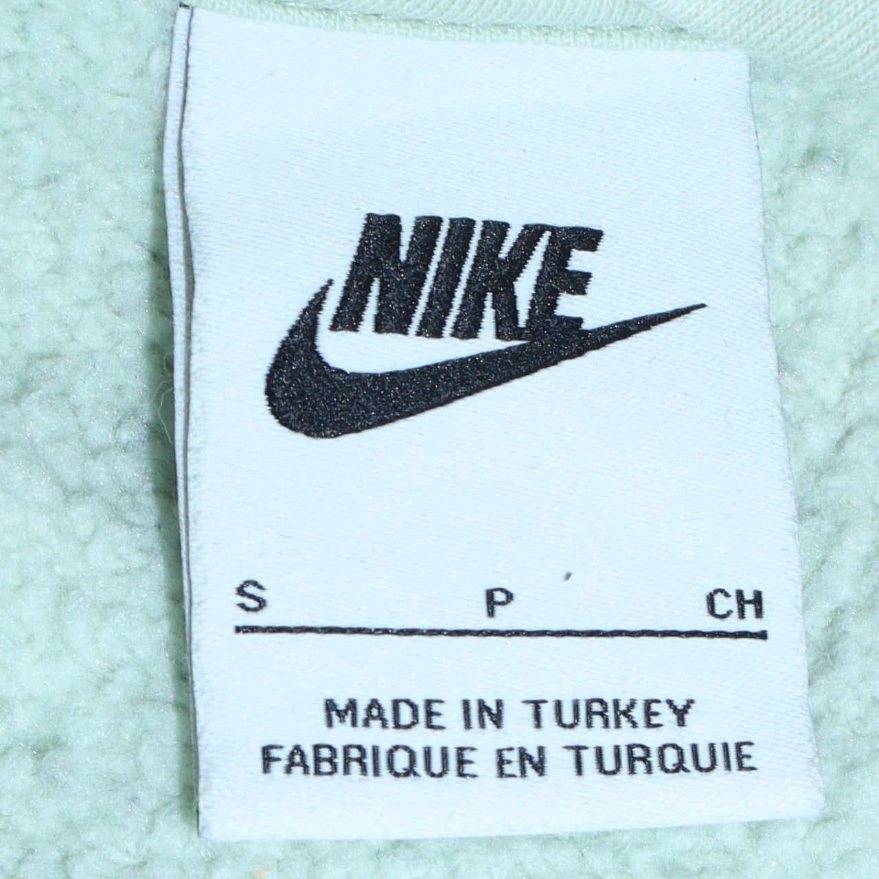 Womens UK Size S Nike Green Pullover Hoodie